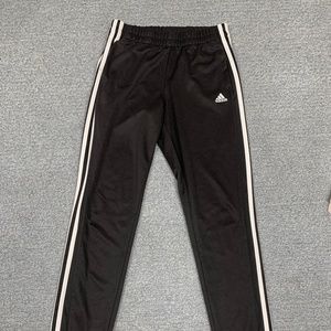 black Adidas joggers